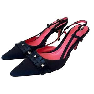 Judith Lieberman Slingback Heels Made in Italy Size 7